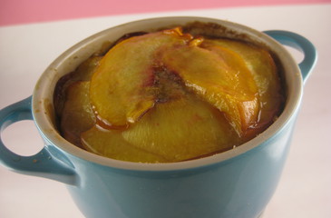 Photo of Peach Custard Baked Oatmeal