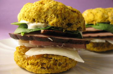 Photo of Biscuits with Ham, Manchego & Marmalade