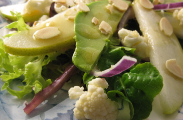 Photo of Spinach Salad with Avocado, Pear & Almonds