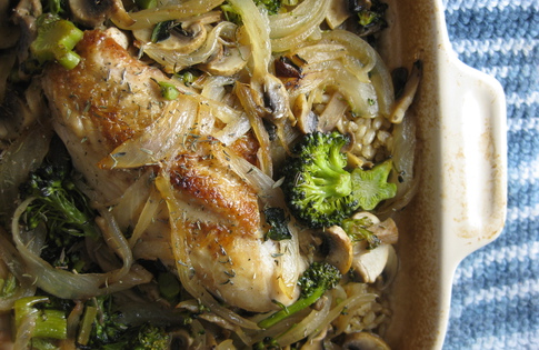 Photo of Baked Chicken, Broccoli & Rice