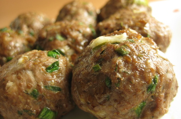 Photo of Feta Stuffed Meatballs