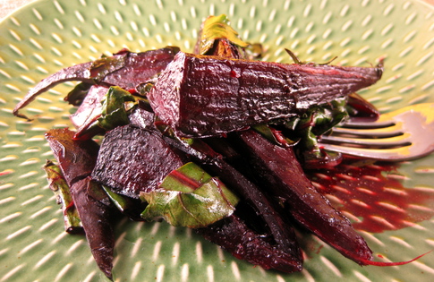 Photo of Braised Beets & Greens