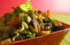 Photo of Chopped Vegetables & Lentils