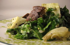 Photo of Marinated Artichoke Kale Salad