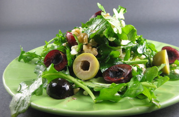 Photo of Red Cherry & Green Olive Salad