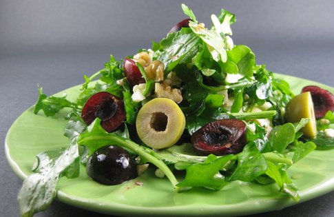 Photo of Red Cherry & Green Olive Salad