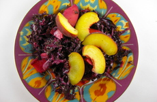 Photo of Stone Fruit, Kale & Beet Slaw