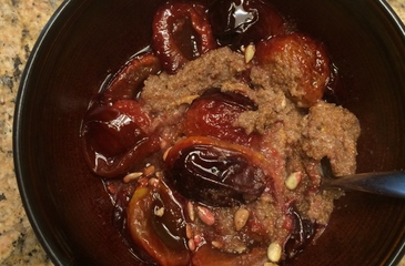 Photo of Teff with Italian Plums