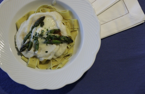 Photo of Creamy Lemon Asparagus Pasta