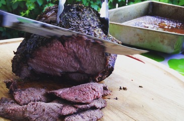 Photo of Roast Beef on the Grill