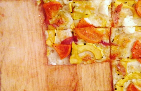 Photo of Delicata + Persimmon Pizza