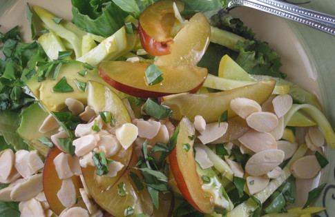 Photo of Plum, Summer Squash & Avocado Salad