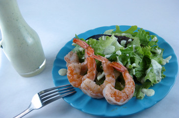Photo of Green Goddess Grilled Shrimp Salad