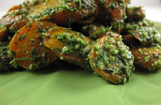 Photo of Roasted Carrots & Carrot Top Pesto