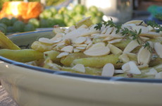 Photo of String Beans with Mustard-Yogurt Sauce