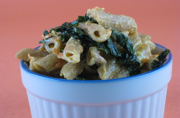 Photo of Creamy Carrot & Kale Pasta 