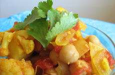 Photo of Curry Chickpeas + Veggies