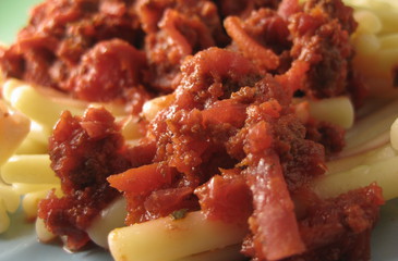 Photo of Beet Beef Bolognese