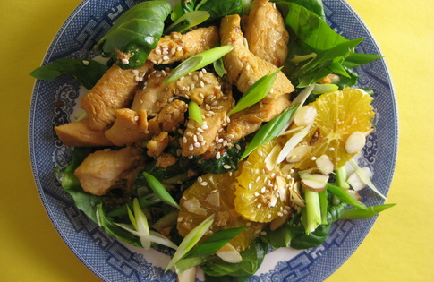 Photo of Warm Chinese Chicken & Tatsoi Salad