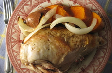 Photo of White Wine Chicken with Sweet Potatoes & Onions