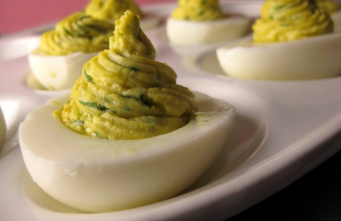 Photo of Creamy Herb Deviled Eggs
