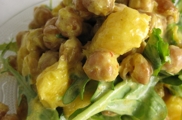 Photo of Curry Garbanzos & Mango Salad