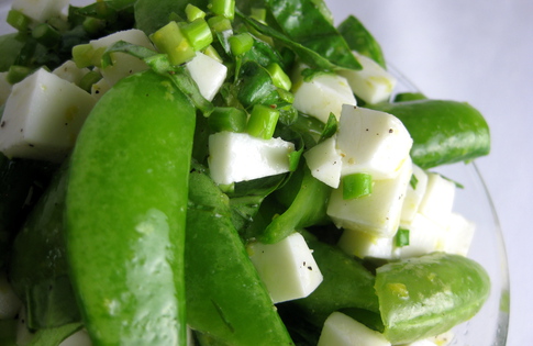 Feta and Lemon Snap Pea Salad - Live Learn Lovewell