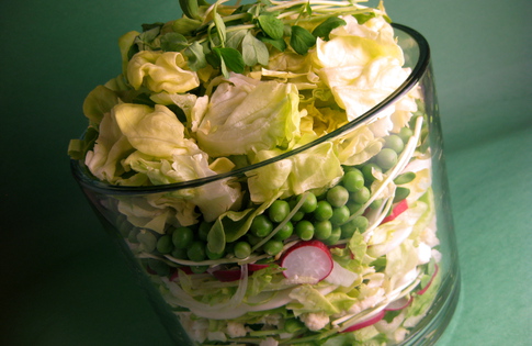 Photo of Layered Spring Salad
