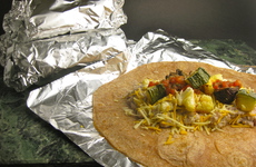 Photo of Roasted Vegetable Bean Burritos