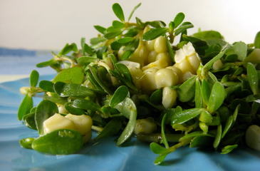 Photo of Purslane & Corn Salad