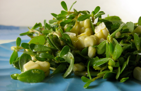 Photo of Purslane & Corn Salad