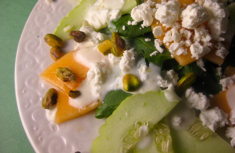 Photo of Cucumber & Cantaloupe Green Salad