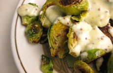 Photo of Mustard Cream Brussels Sprouts