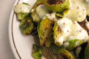 Photo of Mustard Cream Brussels Sprouts